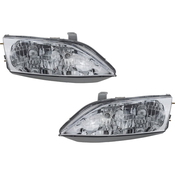 Garage-Pro Driver and Passenger Side Headlight for Lexus ES300 Base 1997-2001 Halogen With bulb(s) For Models Without HID Replaces# 8115033290 8111033300