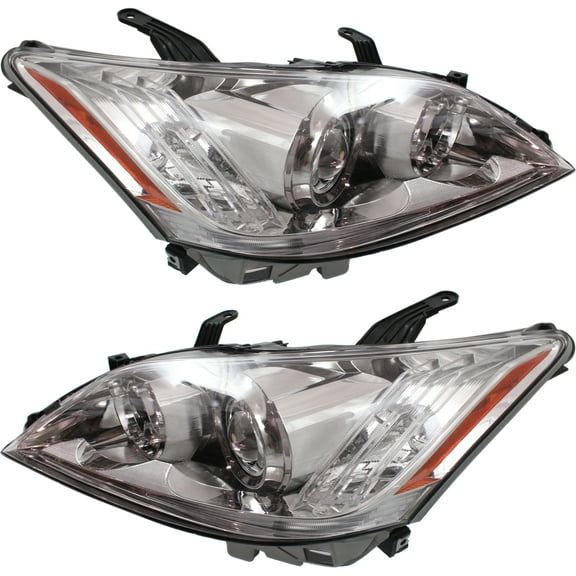 Garage-Pro Driver and Passenger Side Headlight for Lexus ES350 Base 2010-2011 Halogen Without bulb(s) With Standard Luxury Package, Built From August 2009 up To September 2011 Replaces# 8113033740