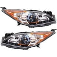 thumbnail image 1 of Garage-Pro Driver and Passenger Side Headlight for Mazda 3 2012-2013 Also Fits 3 Sport Halogen With bulb(s) 6-Speed Replaces# BFD1510K0D-PFM BFD1510L0D-PFM, 1 of 9