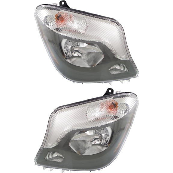 Garage-Pro Driver and Passenger Side Headlight for Mercedes Benz Sprinter 2500 2014-2018 Also Fits Sprinter 3500 Halogen With bulb(s) Replaces# 9068202961 9068202861