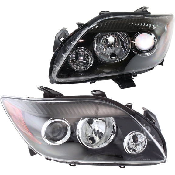 Garage-Pro Driver and Passenger Side Headlight for Scion tC Base Spec 2008-2010 Halogen Without bulb(s) For Models Without Base Package Replaces# 8117021190 8113021190