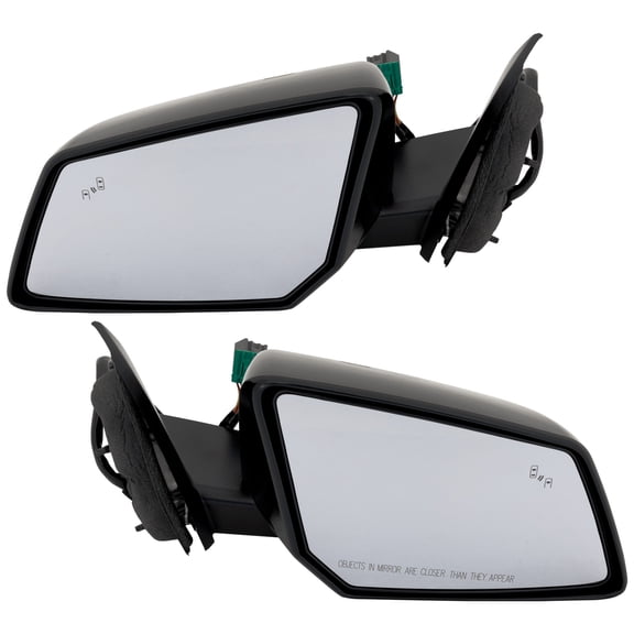 Garage-Pro Driver & Passenger Side Power Heated Mirrors for Chevrolet Traverse 2013-2017 Power Fold With Signal Light, Blind Spot Monitor & Memory Paintable