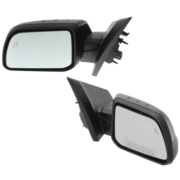 Garage-Pro Driver & Passenger Side Power Heated Mirrors for Ford Edge 2011-2014 With Blind Spot Monitor & Puddle Lamp; Without Signal Light & Memory Paintable Build Date From February 08 2011