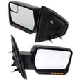 thumbnail image 1 of Garage-Pro Driver & Passenger Side Power Heated Mirrors for Ford F-150 2011-2014 Manual Fold With Signal Light; Without Blind Spot Monitor, Memory & Puddle Lamp Textured, 1 of 4