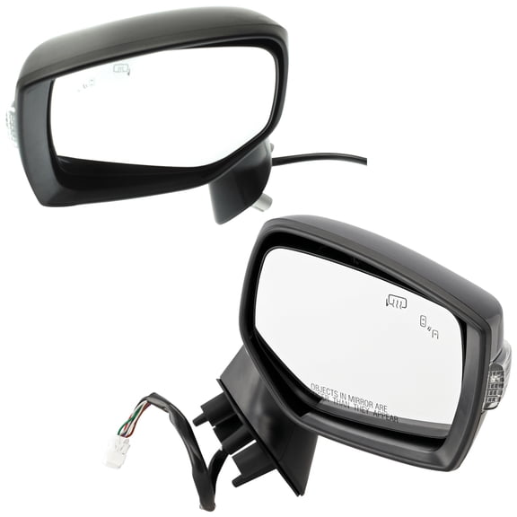 Garage-Pro Driver & Passenger Side Power Heated Mirrors for Subaru Outback Legacy 2015-2017 With Signal Light & Blind Spot Monitor Paintable Build Date Up To March 2017
