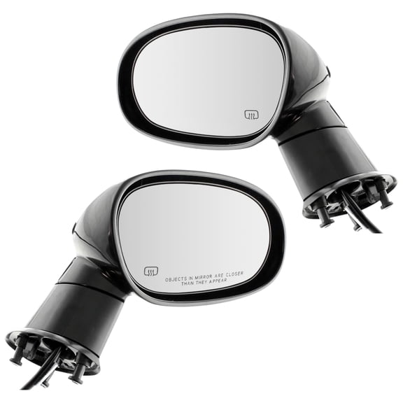 Garage-Pro Driver & Passenger Side Power Heated Mirrors for Dodge Challenger 2008-2012 Paintable