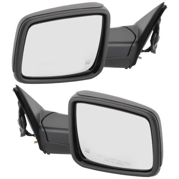 Garage-Pro Driver & Passenger Side Power Heated Mirrors for Dodge Ram 1500 2009 With Signal Light & Puddle Lamp; Without Memory Textured