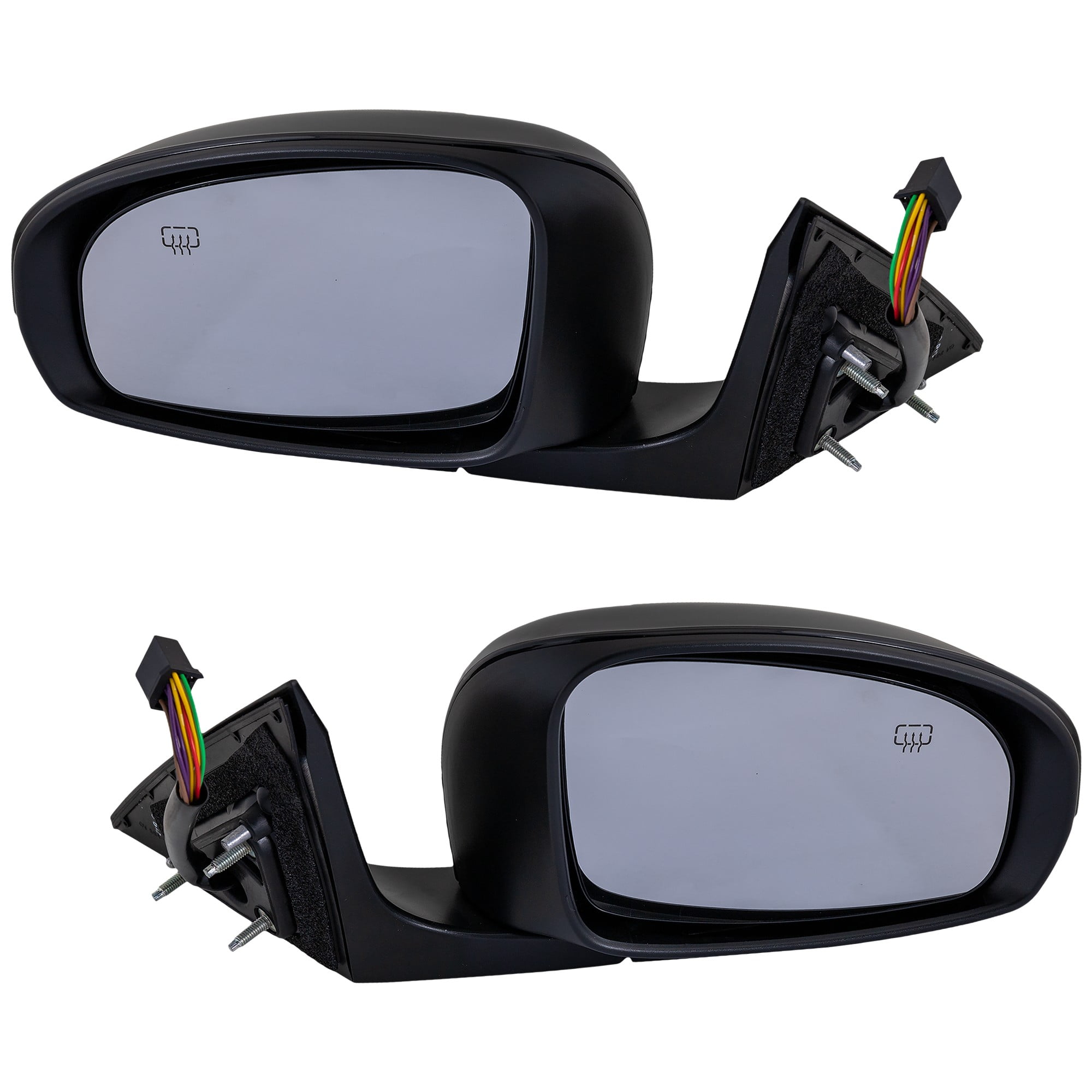 Garage-Pro Driver & Passenger Side Power Heated Mirrors for Toyota Avalon 2011-2012 With Signal Light & Memory; Without Auto-Dimming Paintable