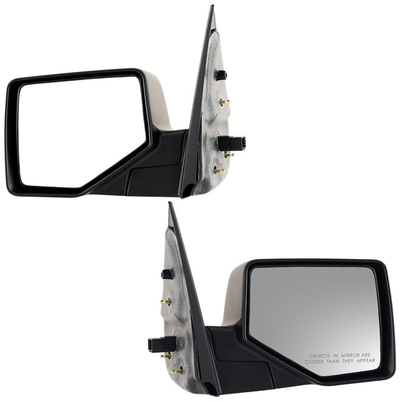 Garage-Pro Driver & Passenger Side Power Non-Heated Mirrors for Ford Explorer 2006-2010 With Puddle Lamp with 2 Caps