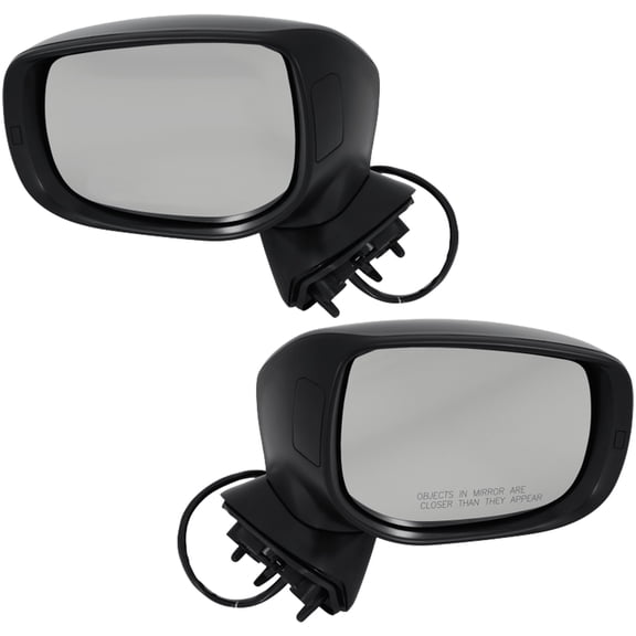 Garage-Pro Driver & Passenger Side Power Non-Heated Mirrors for Subaru Crosstrek 2018-2023 Without Signal Light Textured