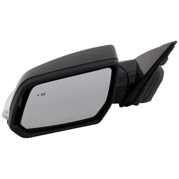 Garage-Pro Driver Side Mirror Compatible with 2018-2019 Chevrolet Traverse Paintable, Heated, Power Adjust, Manual Folding, In-housing Signal Light, With Blind Spot Detection in Glass