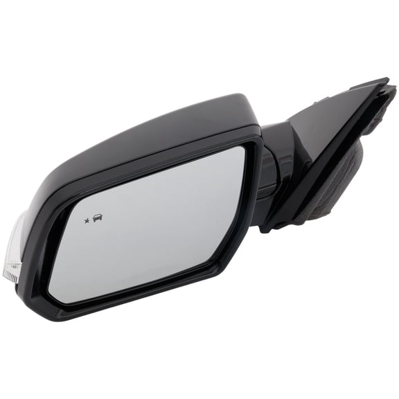 Garage-Pro Driver Side Mirror Compatible with 2018-2019 Chevrolet Traverse Paintable, Heated, Power Adjust, Manual Folding, In-housing Signal Light, With Blind Spot Light in Glass