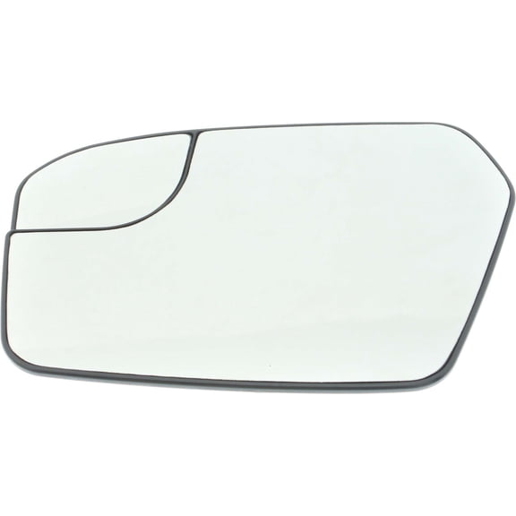 Garage-Pro Driver Side Mirror Glass Compatible with Ford Fusion 2011-2012 Flat, With Blind Spot Glass, With backing plate, With built-in blind spot glass
