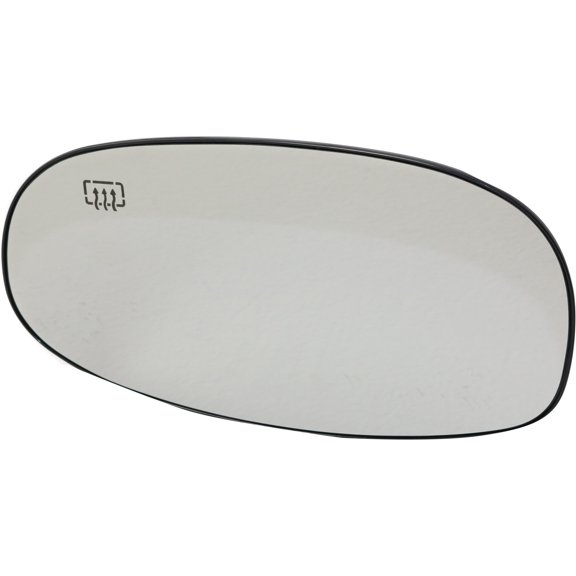 Garage-Pro Driver Side Mirror Glass Compatible with Saturn L100 2001-2002, Saturn L200 2001-2003, Saturn L300 2001-2005, Saturn LS1 2000 Heated, Flat, With Backing Plate