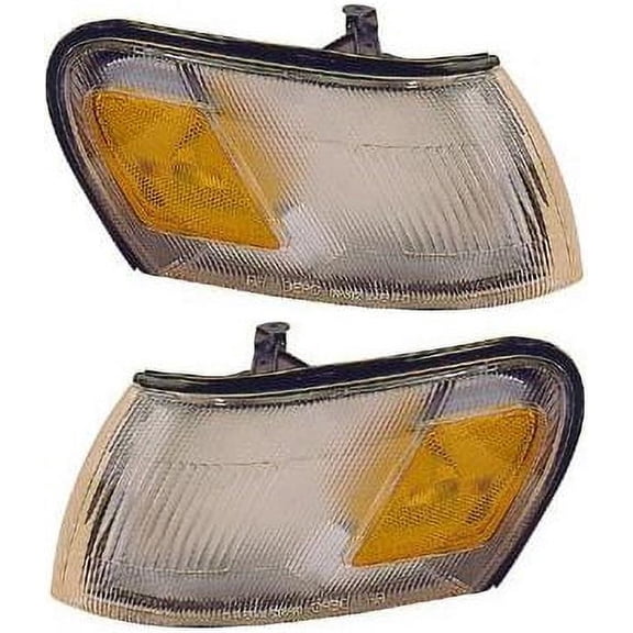 Garage-Pro Driver and Passenger Side Corner Light Set Compatible with 1993-1997 Toyota Corolla With Bulbs