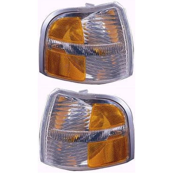 Garage-Pro Driver and Passenger Side Corner Light Set of 2 Compatible with 2002-2004 Ford Explorer