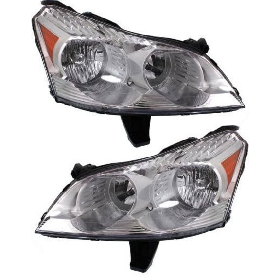 Garage-Pro Driver and Passenger Side Headlight for Chevrolet Traverse LS LT 2009-2012 Halogen With bulb(s) Sport Utility Replaces# 20794802 20794801