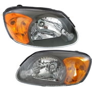 Garage-Pro Driver and Passenger Side Headlight for Hyundai Accent 2003-2006 Halogen With bulbs Pre-Facelift Version Replaces# 9210225550 9210125550