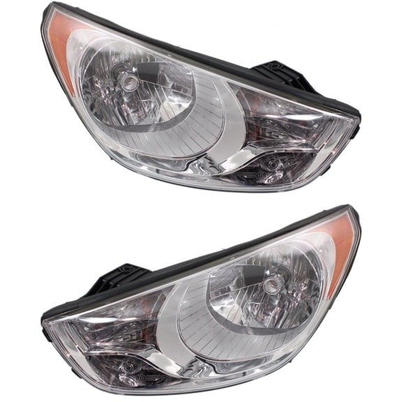 Garage-Pro Driver and Passenger Side Headlight for Hyundai Tucson 2010-2013 Halogen With bulb(s) Sport Utility Replaces# 921022S050 921012S050