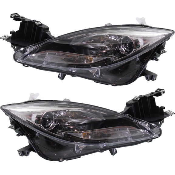 Garage-Pro Driver and Passenger Side Headlight for Mazda 6 2012-2013 Halogen With bulb(s) Replaces# GEG1510K0E-PFM GEG1510L0E-PFM