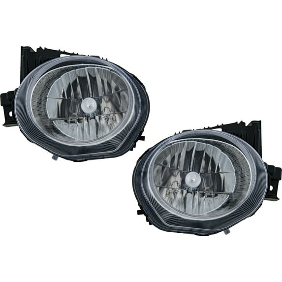 Garage-Pro Driver and Passenger Side Headlight for Nissan Juke 2011-2014 Halogen With bulb(s) Replaces# 260101KM0A 260601KM0A