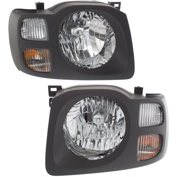 Garage-Pro Driver and Passenger Side Headlight for Nissan Xterra XE 2002-2004 Halogen With bulb(s) Sport Utility Replaces# 260607Z825 260107Z825