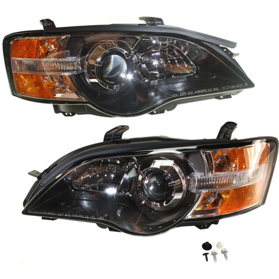 Garage-Pro Driver and Passenger Side Headlight for Subaru Outback 2005 Halogen With bulb(s) Replaces# 84001AG11B 84001AG10B