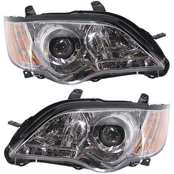 Garage-Pro Driver and Passenger Side Headlight for Subaru Outback 2008-2009 Halogen With bulb(s) Replaces# 84001AG53B 84001AG52B