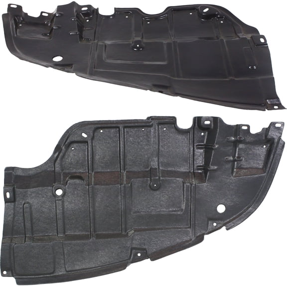 Garage-Pro Engine Splash Shield Set Left and Right Compatible With 2009-2012 Lexus ES350 Production Date From 08/2009