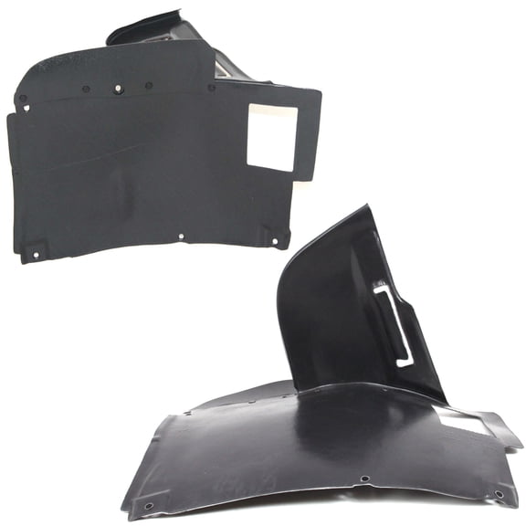 Garage-Pro Engine Splash Shield Set of 2 Compatible with 2001-2003 BMW 525i, Fits 2001-2003 BMW 530i, Fits 2001-2003 BMW 540i