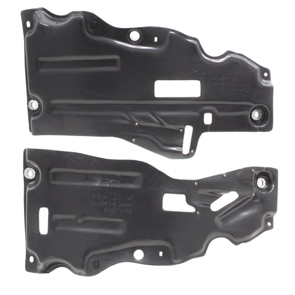 Garage-Pro Engine Splash Shield Set of 2 Compatible with 2015-2018 Ford Edge, Fits 2016-2018 Lincoln MKX Front, Driver and Passenger Side