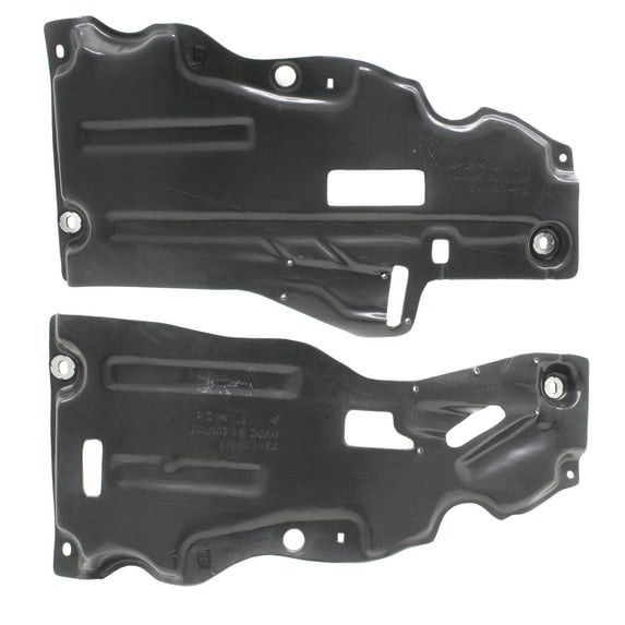 Garage-Pro Engine Splash Shield Set of 2 Compatible with 2015-2018 Ford Edge, Fits 2016-2018 Lincoln MKX Front, Driver and Passenger Side