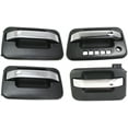 thumbnail image 1 of Garage-Pro Exterior Door Handle Compatible with FORD F-150 2004-2014 / Mark Lt 2006-2008 Set of 4 Front and Rear Right Side and Left Side Black Bezel With Chrome Lever, 1 of 11
