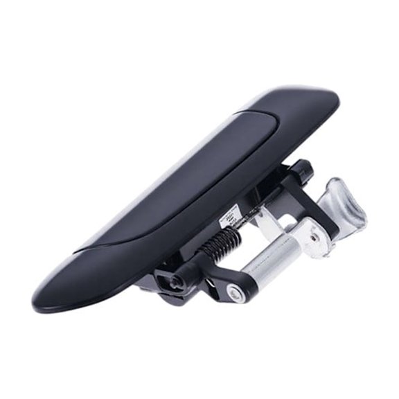Garage-Pro Exterior Door Handle Compatible: Honda Fit 2007-2008 Rear Right Passenger Side Black Plastic Without Key Hole Rear, Passenger Side