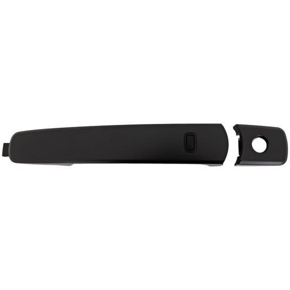 Garage-Pro Exterior Door Handle Compatible: Nissan Rogue 2008-2009 For Models With Push Button Start Primed Plastic With Key Hole Front, Driver Side