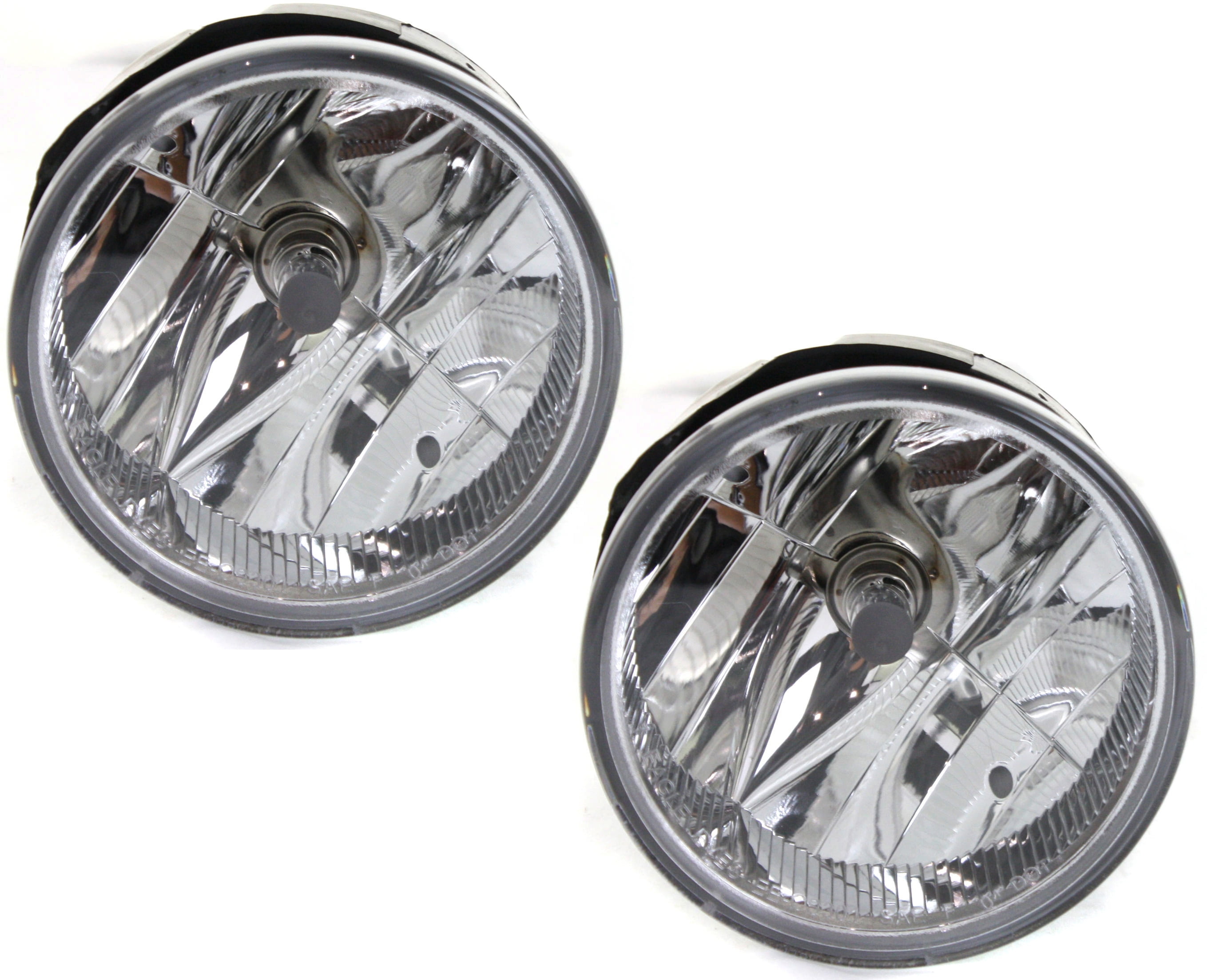 Garage-Pro Fog Light Lamp Set Assembly Compatible with 2004 Jeep Grand Cherokee, With Bulb Front Driver and Passenger Side