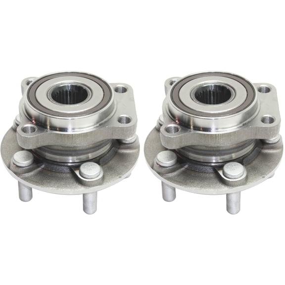 Garage-Pro Front 2 Pc Wheel Hub Compatible with Subaru Outback 2005-2014 Forester 2009-2014 Impreza 2008-2014 Driver & Passenger Side 2014, Production Date to January 13 5 Lugs Replaces# 28373FG000