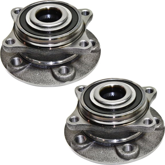 Garage-Pro Front 2-Wheel Set Wheel Hub Bearing Assembly Compatible with Volvo S60 2001-2009 XC70 2003-2007 V70 2001-2007 S80 1999-2006 Driver & Passenger Side FWD, AWD 5 Lugs
