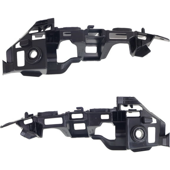 Garage-Pro Front Bumper Bracket Compatible with 2015-2017 Volkswagen Golf/Golf Sportwagen and 2015-2018 Volkswagen GTI Cover Locating Guide, with Steel Rim, Set of 2, Driver and Passenger Side