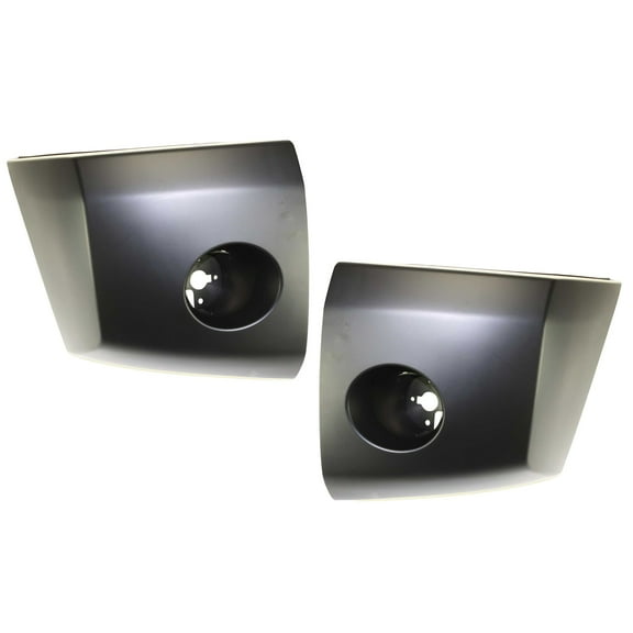 Garage-Pro Front Bumper End Set of 2 Compatible With 2004 Nissan Pathfinder Armada, 2004-2007 Nissan Titan, Primed, Plastic, Direct Fit Driver and Passenger Side CAPA