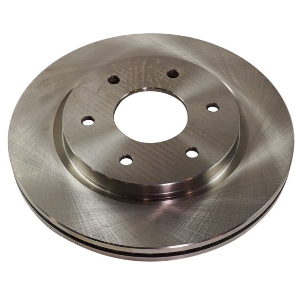 Garage-Pro Front, Driver or Passenger Side Brake Disc Compatible with Infiniti QX56 2005-2006, Nissan Armada 2005-2006, Nissan Titan 2005-2007 Natural Finish, Cast Iron, 320.04 mm, Vented