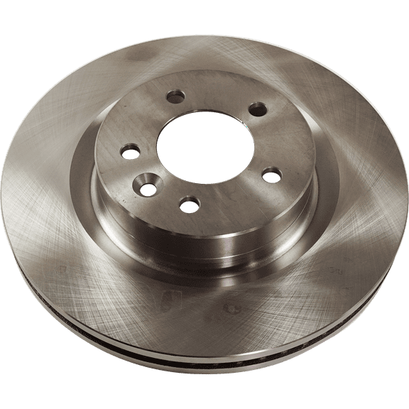 Garage-Pro Front, Driver or Passenger Side Brake Disc Compatible with Land Rover LR3 2005-2009, Land Rover Range Rover Sport 2006-2009 Natural Finish, Cast Iron, 337.06 mm, Vented, Plain Surface