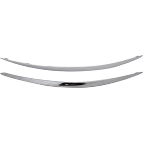 Garage-Pro Front, Driver and Passenger Side Bumper Trim Set of 2 Compatible with 2007-2009 Mercedes Benz E320, 2007-2009 E350, 2007-2009 E550 & 2007-2009 E63 AMG Sedan,