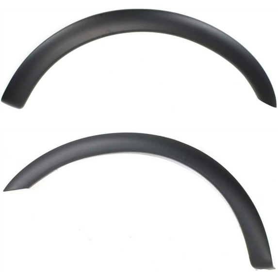 Garage-Pro Front, Driver and Passenger Side Fender Trim Set of 2 Compatible with 1997-2003 Ford F-150, 1997-1999 F-250, 1997-2002 Expedition & 2004 F-150 Heritage Flareside Black