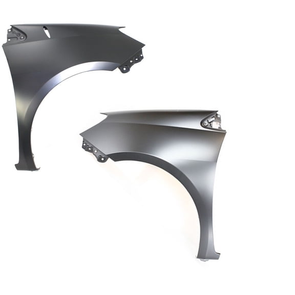 Garage-Pro Front, Driver and Passenger Side Fender Set of 2 Compatible with 2004-2010 Toyota Sienna Primed Finish Steel