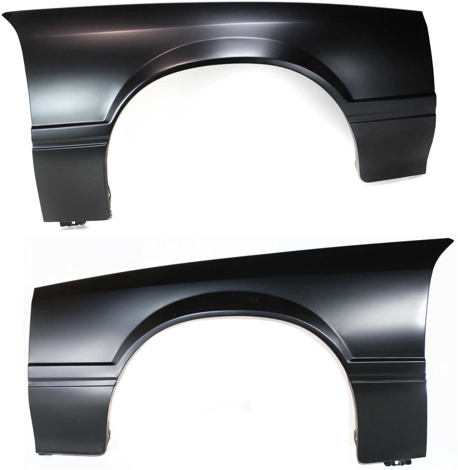 Garage-Pro Front, Driver and Passenger Side Set of 2 Fender Compatible with 1979-1990 Ford Mustang Primed Steel
