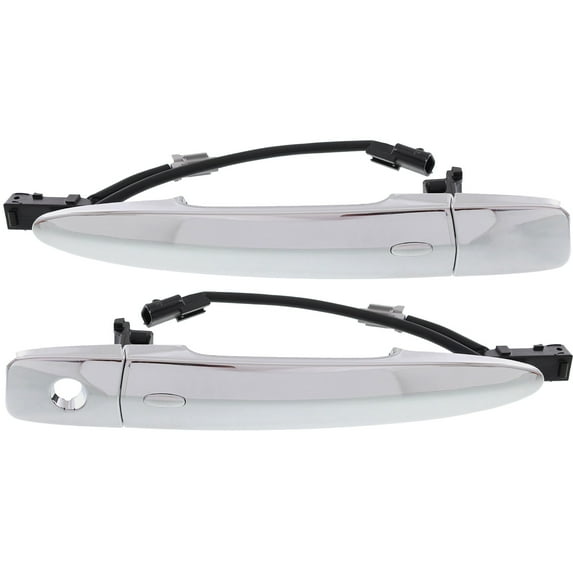Garage-Pro Front Exterior Door Handle Set of 2 Compatible with 2009-2014 Nissan Maxima, Fits 2009-2014 Nissan Murano Chrome Driver and Passenger Side