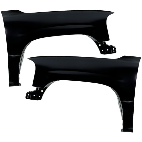 Garage-Pro Front Fender Set of 2 Compatible With 1999-2004 GMC Sierra 2500, Fits 1999-2006 GMC Sierra 1500 Primed Steel For USA/Canada Built Vehicles Driver and Passenger Side