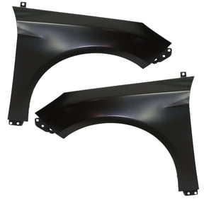 Garage-Pro Front Fender Set of 2 Compatible With 2012-2018 Ford Focus Primed Steel Driver and Passenger Side