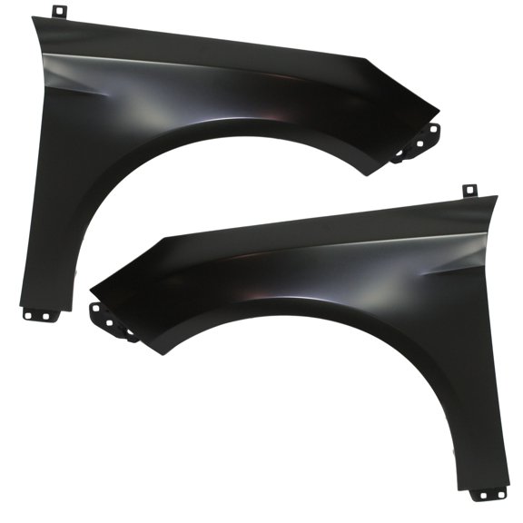 Garage-Pro Front Fender Set of 2 Compatible With 2012-2018 Ford Focus Primed Steel Driver and Passenger Side